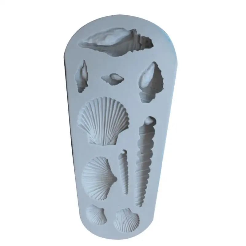 Moule à gâteau en silicone 3D en forme de coquille de conque, cadre pour gâteau à bonbons, à faire soi-même, à chocolat