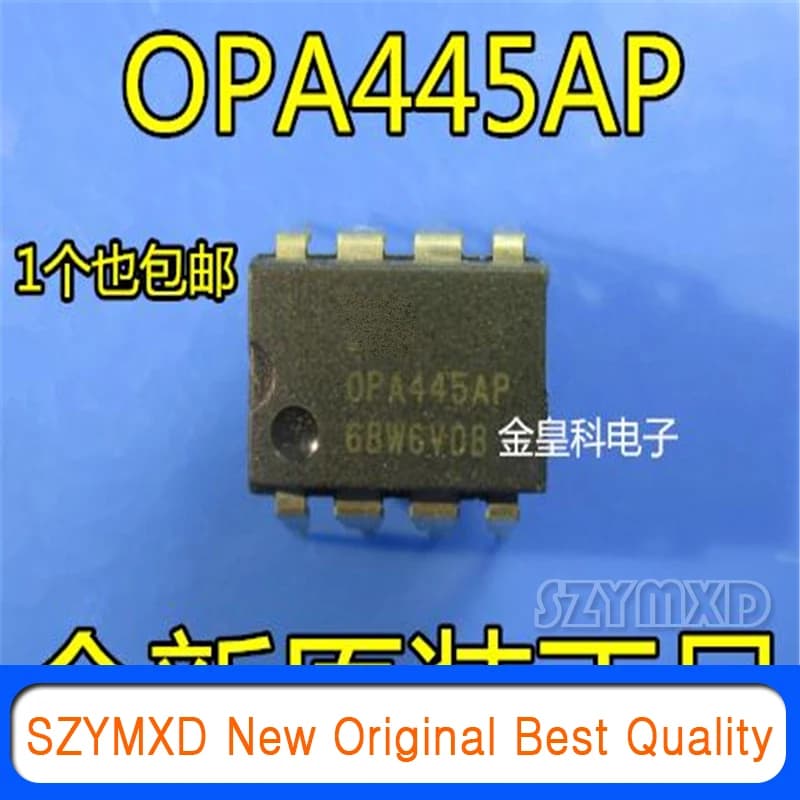 Puce d'ampli OPA445AP OPA445 DIP8 d'origine, 5 pièces/lot, nouveau, en Stock