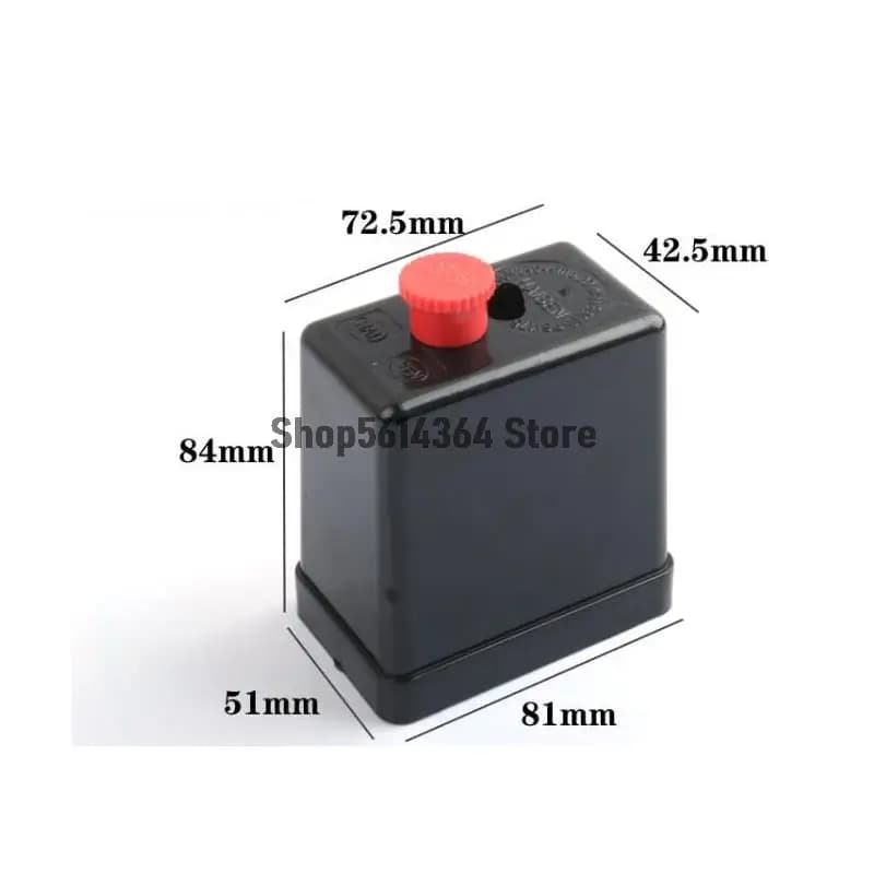 1 pièces 72.5x42.5mm 240V 15A 175PSI 12Bar compresseur d'air pression interrupteur de contrôle vanne juste seulement boîtier coque couvercle