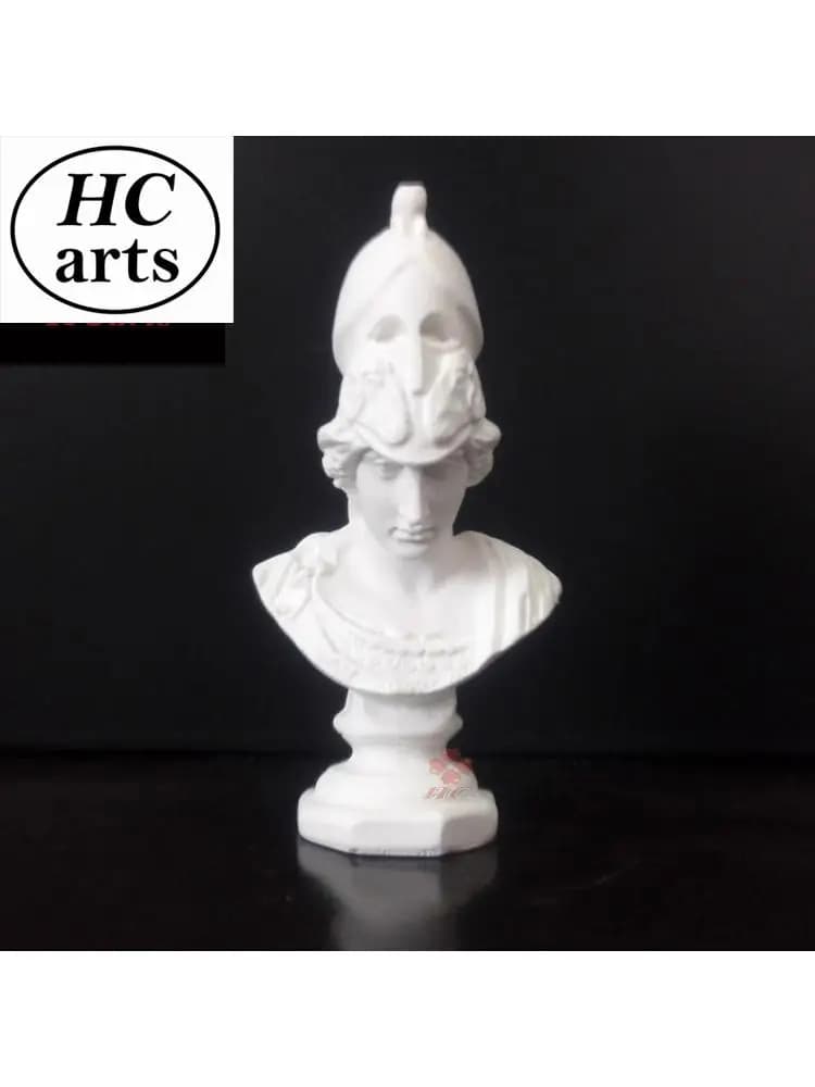Athena – mini statue en résine de plâtre, fournitures d'aide à l'enseignement artistique, décoration de sculpture européenne, décoration de bureau