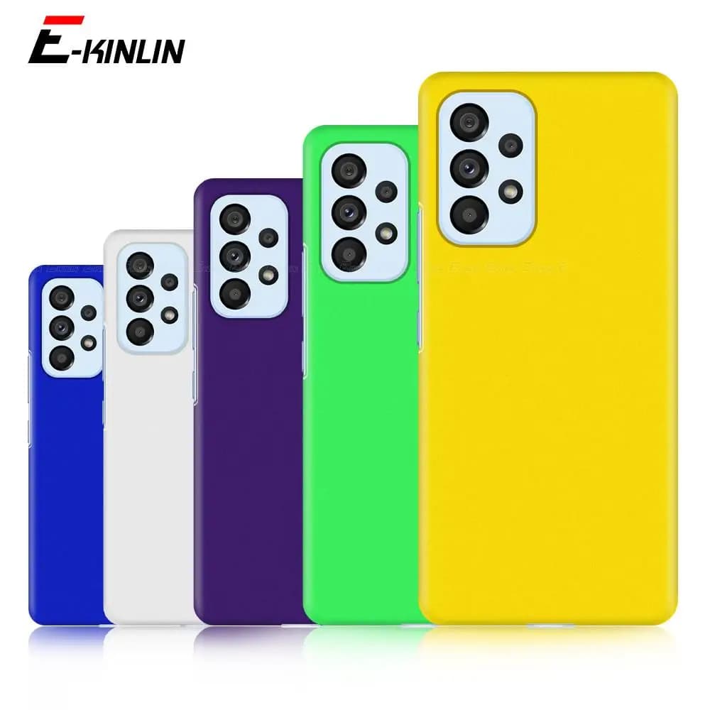 Coque arrière rigide en plastique pour Samsung Galaxy, coque de protection ultra fine, 256 PC, A53, A73, A23, A33, A13, A03