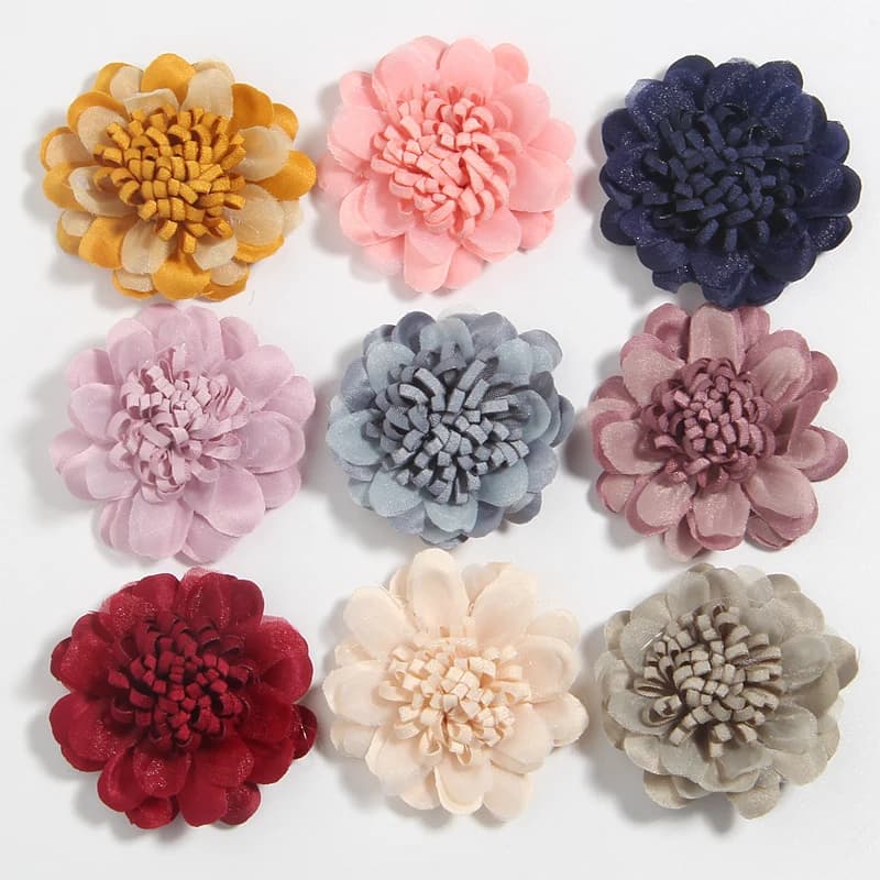 Mini-tissu en dentelle artificielle, 10 pièces, 4.2CM, 1.7 pouces, fleur de Boutique, Patch de garniture en dentelle, robe de mariée, voile de cheveux DIY