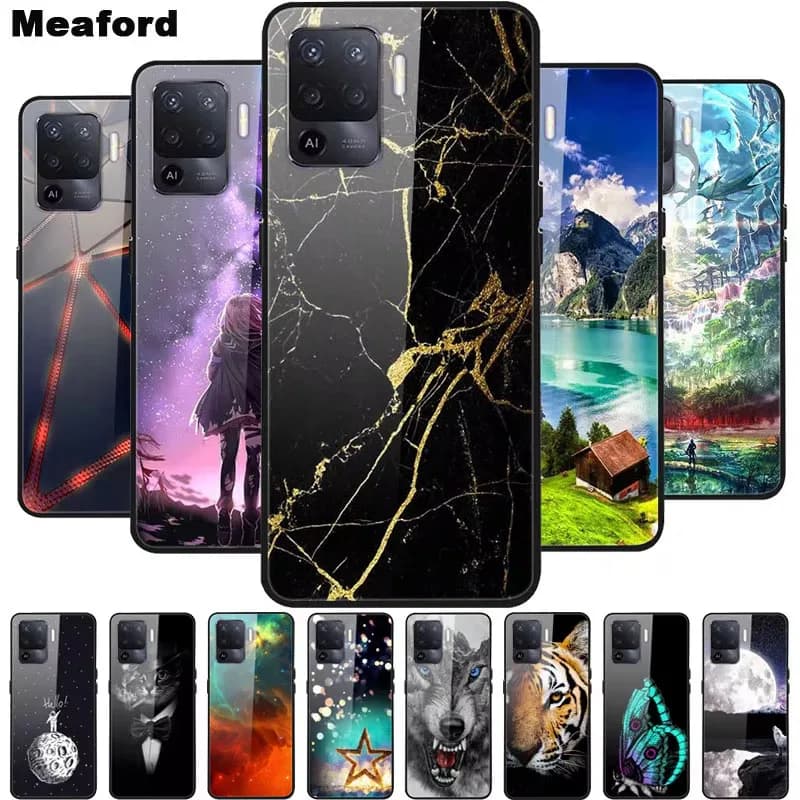 Coque de téléphone en verre pour OPPO Reno 5 Lite, housse de luxe, Guatemala, CPH2205