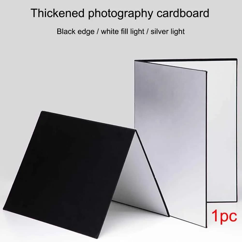 Réflecteur A3 pliable en carton pour appareil photo, accessoire de photographie polyvalent, absorbant la lumière, optique, moulage de papier pour séance photo