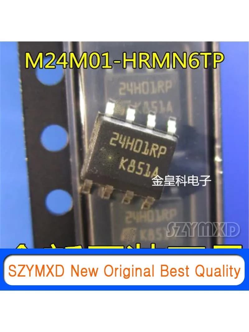 Puce de mémoire ic SOP-8 24H01RP originale, 5 pièces/lot, nouvelle impression d'écran M24M01-HRMN6TP, en Stock