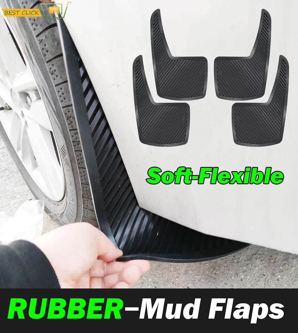 Bavettes universelles en caoutchouc pour Auris, Prius, Avensis, Aygo, Chr, Yadditif, CorTrustVerso, Supra, Rav4, Venza, Proace, Splash Guards, 4x