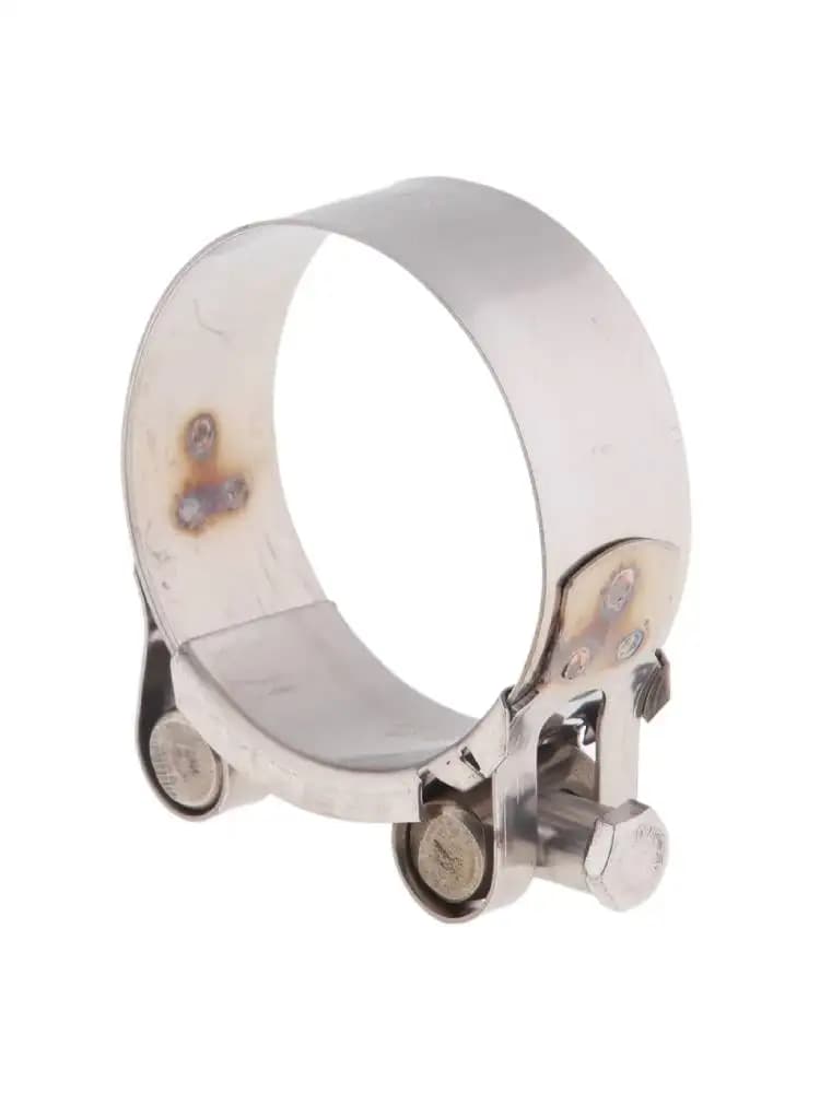 Pince de serrage de tuyau d'accès en acier inoxydable pour moto, silencieux de type à enfiler, rapDuty, 32-55mm