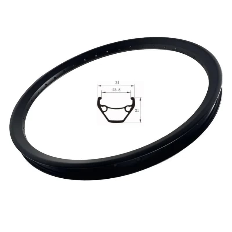 Anneau de frein à disque noir Double couche, jante de vélo électrique, largeur 13G, prise 36/32 trous, 20 pouces, 406