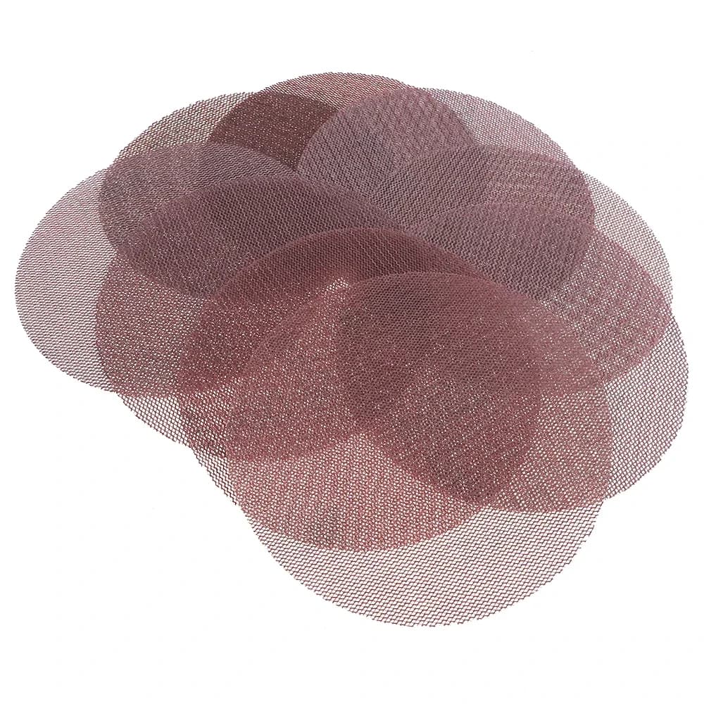 Disque de ponçage en maille de 5 pouces (125 mm) – Papier abrasif grain 80-600 avec fixation auto-agrippante, sans poussière, anti-blocage, pour peinture automobile et finition métallique
