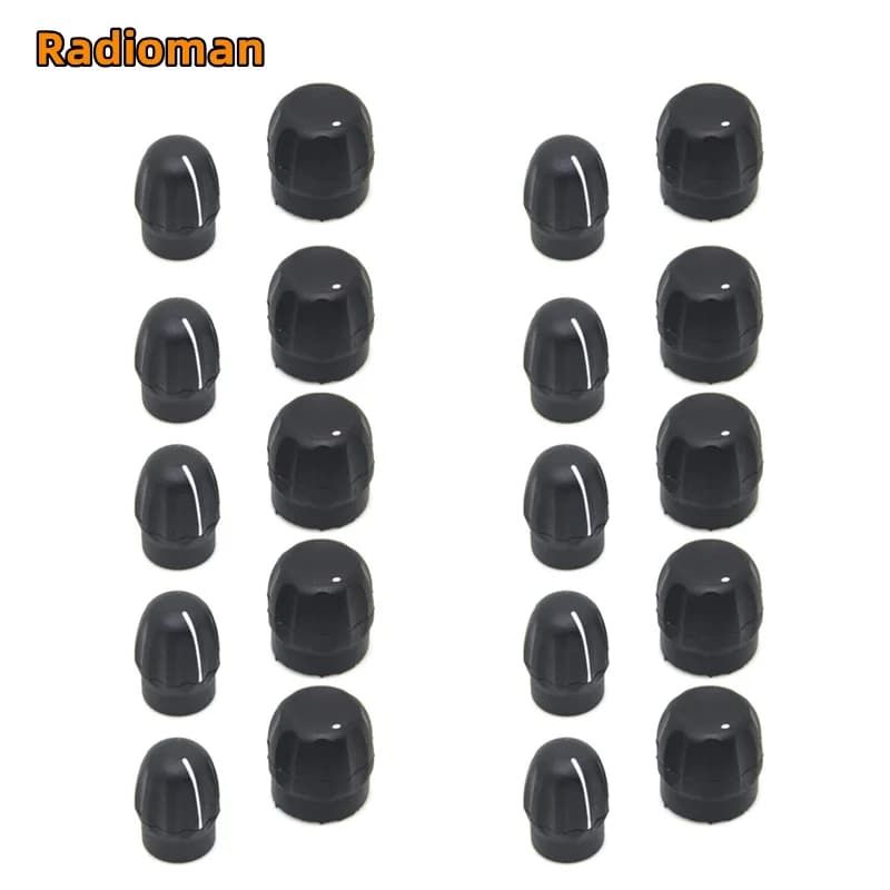 10 paires de capuchons de bouton de Volume et de canal pour Motorola CP200 CP200D CP040 Pro5150 GP380 HT1250 CP150 CP180 EP450 DEP450