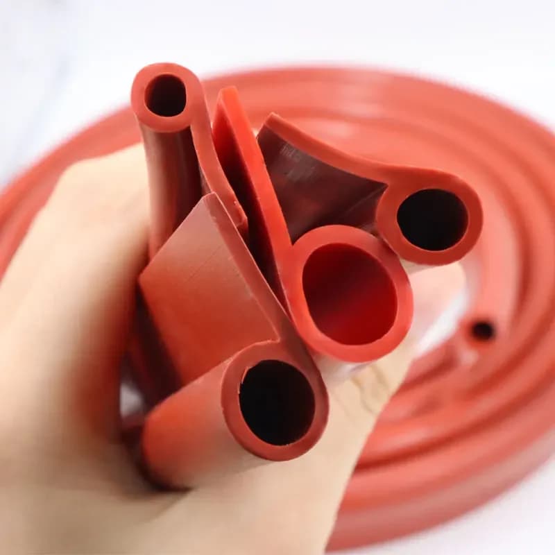 Bande d'étanchéité en caoutchouc de silicone de type P pour porte de four haute température, 1/3/5 mètres, pièces de four