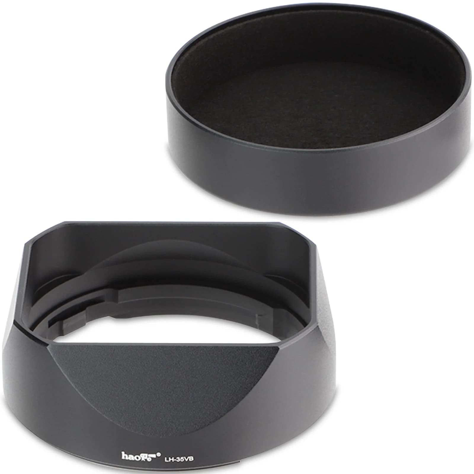 Nouveau pare-soleil carré en métal Haoge pour objectifs Fujifilm Fuji XC35MM F2, XF35MM 23MM F2 - Accessoires pour objectifs