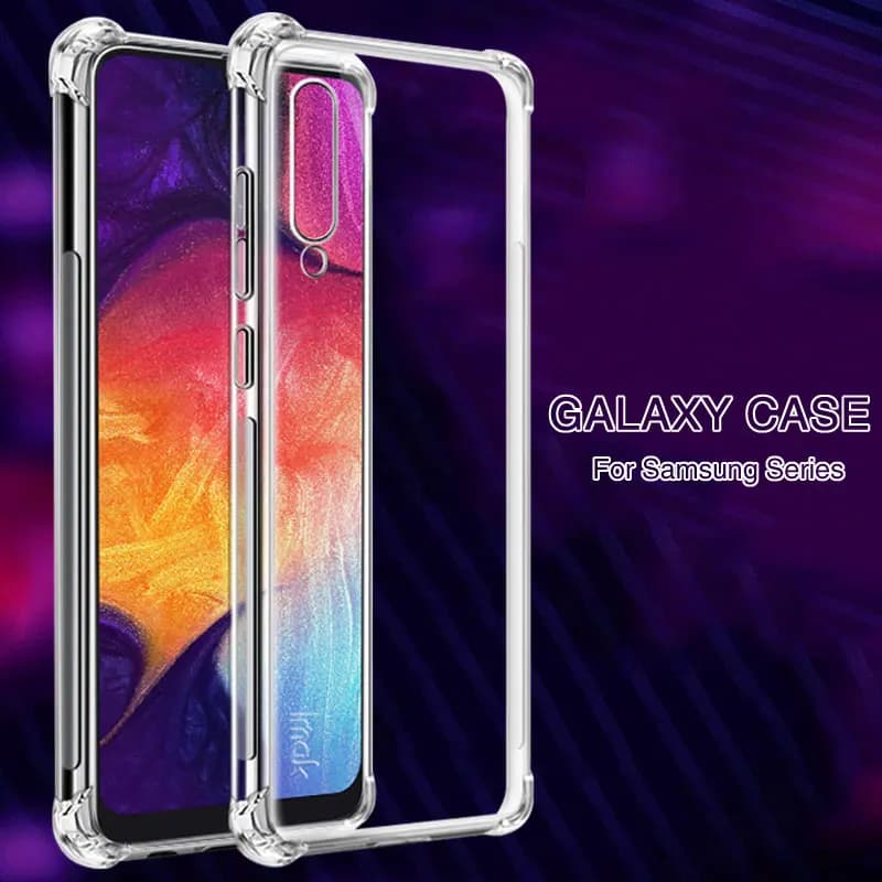 Coque de téléphone transparente antichoc, étui arrière en Silicone pour Samsung Galaxy A50 A51 A70 A31 A11 A71 A10 A20E A20 A30 A50S A12 A30S