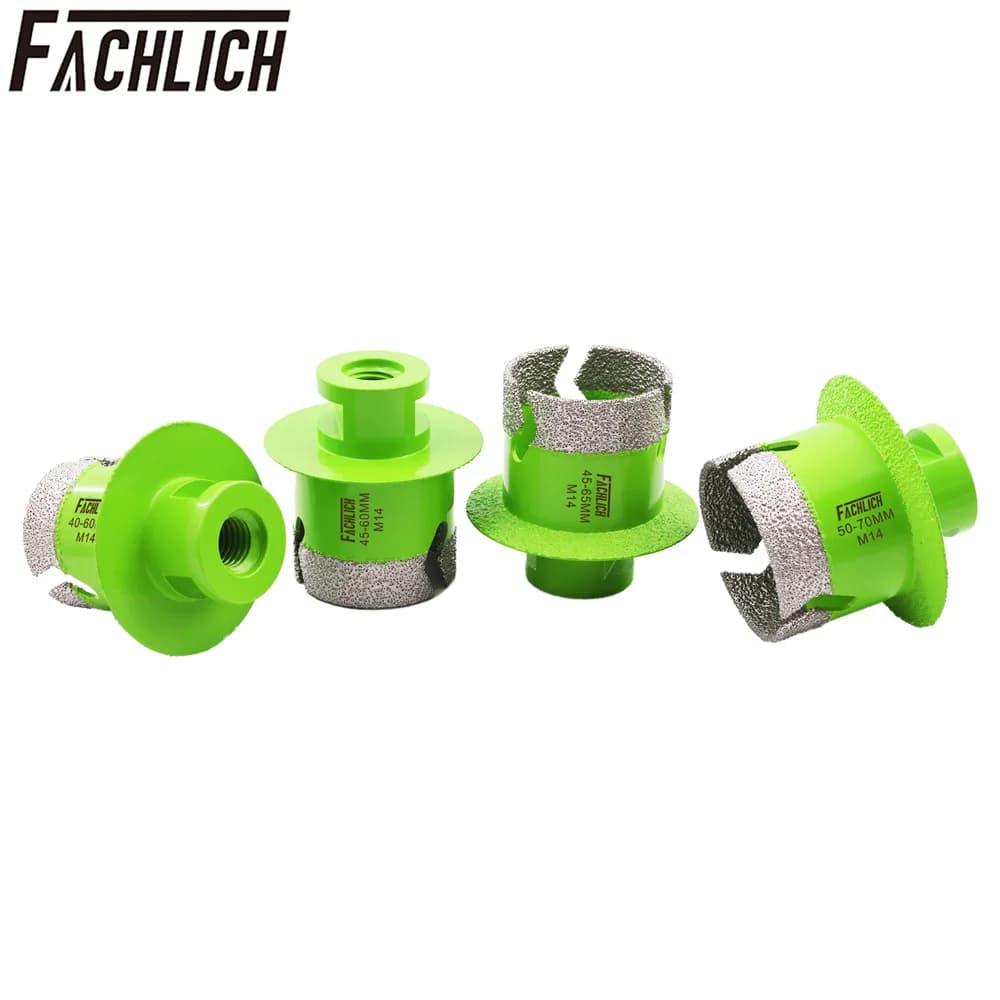 FACHLICH 1 pièce Foret à carotte 40/45/50mm pour évier M14, carrelage, granit, marbre, terrazzo, comptoir