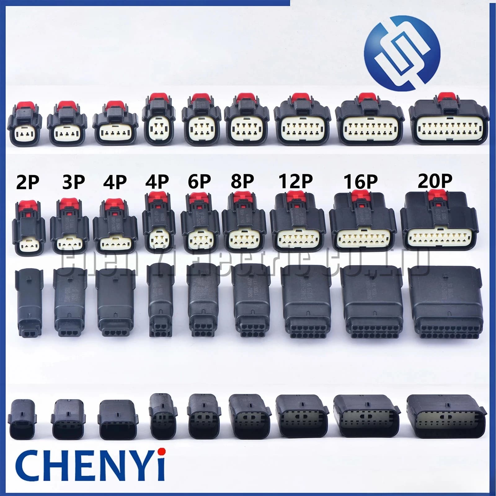 Connecteur étanche pour voiture, 2 3 4 6 8 12 16 20 broches, feu arrière, prise de lumière de phare 33471 – 0301 pour Ford BUICK Chevy cadillac