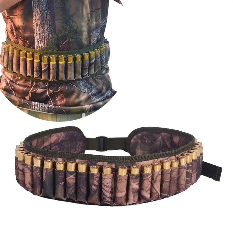Tactique 30 cartouches 12/20 calibre porte-munitions pochette ceinture tir pistolet coquille Bandolier taille balle cartouches étui pour la chasse