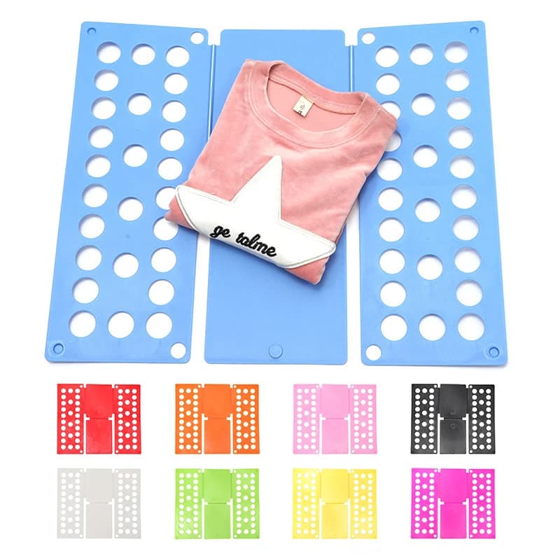 Planche à vêtements pliante paresseuse Portable pour enfants/adultes, t-shirt magique paresseux, planche pliante pour gagner du temps des vêtements, panneaux parallèles