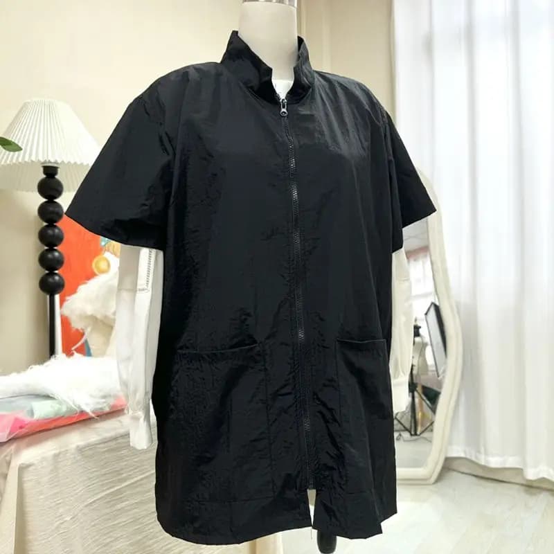 Vêtements de travail de toilettage pour animaux de compagnie, uniforme d'animalerie, vêtements de toilettage pour chiens, robe imperméable, salon de coiffure, blouse anti-cheveux, robe de coiffeur,