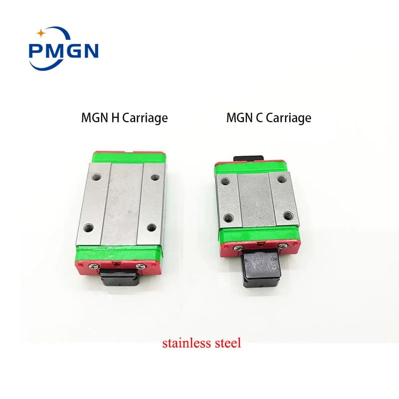 Bloc de chariot pour imprimante 3d MGN7H MGN7C MGN9H MGN9C MGN12H MGN12C MGN15H MGN15C, 2 pièces, Guide linéaire MGN9 MGN12 MGN15, pièce CNC