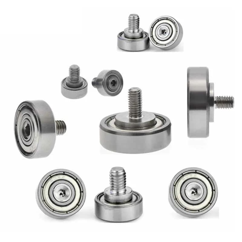 Roulement à vis de haute qualité M3/M4/M5/M6 SUS304, roulement à billes en acier inoxydable NTBG BJL01, roulement à filetage externe 608/626/6000, 1 pièce