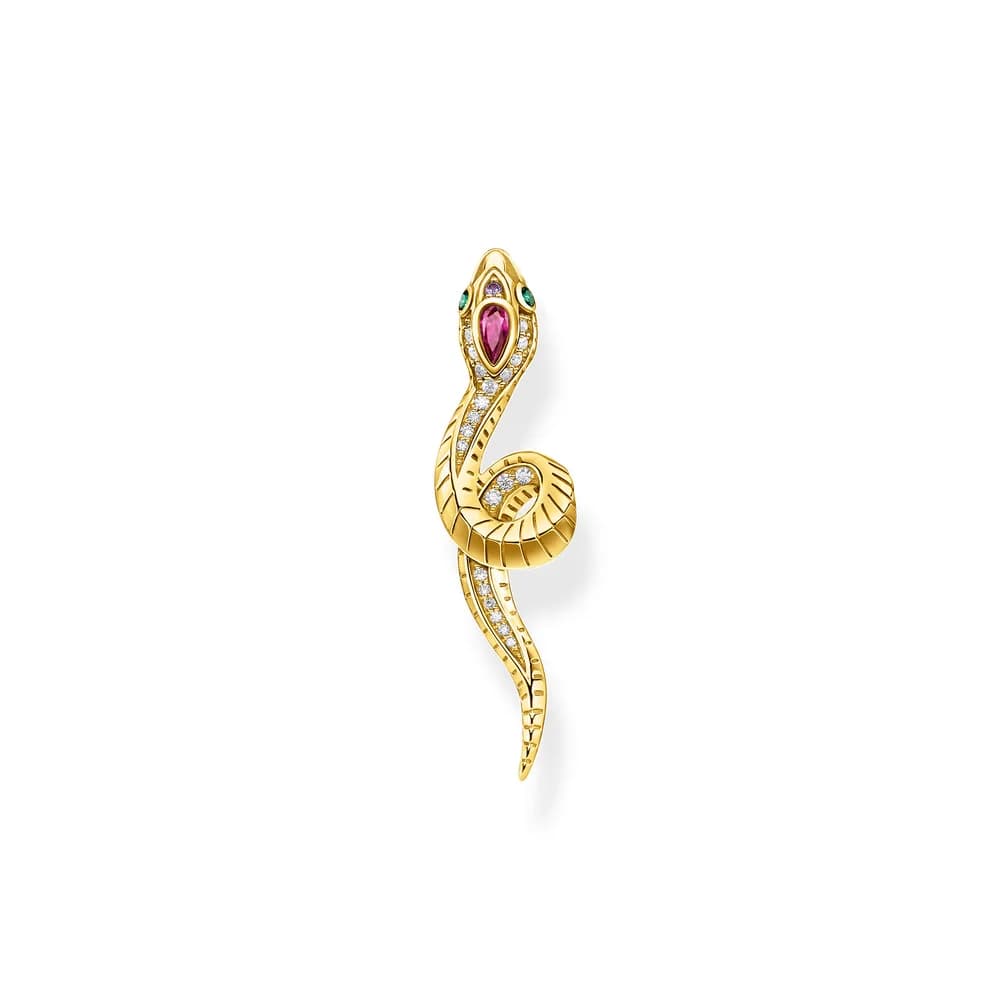 Pendentif semble séduisant serpent été flambant neuf bijoux fins Europe doré S925 en argent Sterling cadeau pour femme