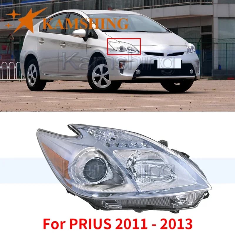 Phare avant halogène Kamshing pour PRIUS 2011 2012 2013 Phare avant Phare avant