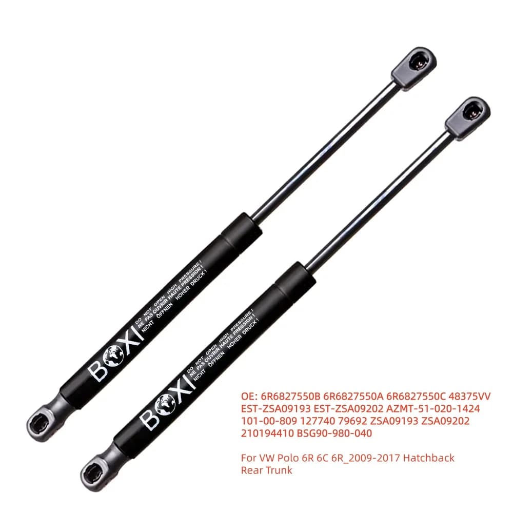 BOXI 2 pièces vérins de levage de coffre arrière à gaz 6R6827550A pour VW Polo 6R 6C 6R_ Hatchback 2009 - 2018