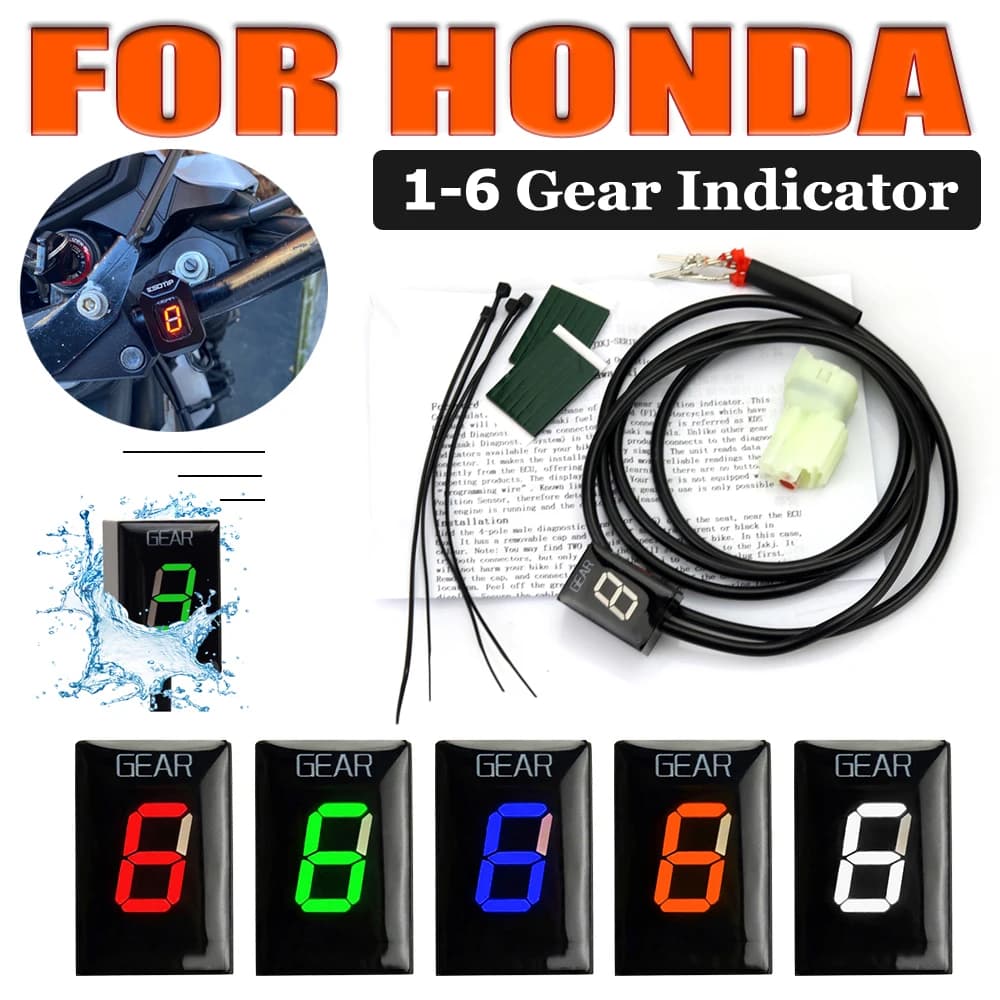 Indicateur d'affichage de vitesse pour moto Honda, niveau 1-6, montage Ecu, NC700, XL, CTX700, CB1100, VT400, CB400SF, CBR650F, CB650F