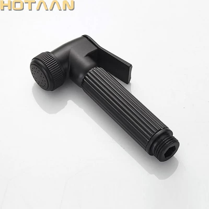 Hotaan – robinet de Bidet noir, mélangeur de douche hygiénique, douche musulmane propre, pulvérisateur portable de bidet