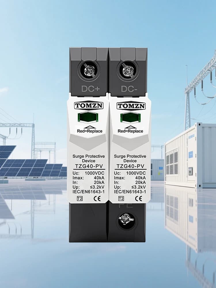 TOMZN DC SPD 1000V 800V 600V 500V 20-40KA, dispositif de Protection contre les surtensions de maison, dispositif de Protection contre les surtensions basse tension, Protection contre la foudre PV