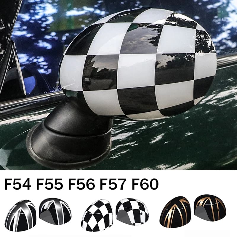 Union Jack – housse de rétroviseur de porte, accessoires de voiture pour Mini Cooper S Clubman Countryman One JCW F54 F55 F56 F57 F60