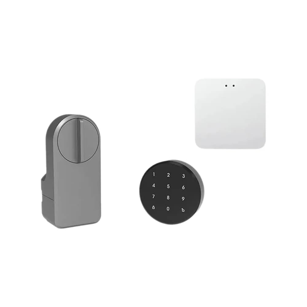 GIMDOW – serrure de porte intelligente compatible Bluetooth, déverrouillage par clé intelligente/mot de passe/application avec application Tuya Smart ou Smart Life, serrure électronique