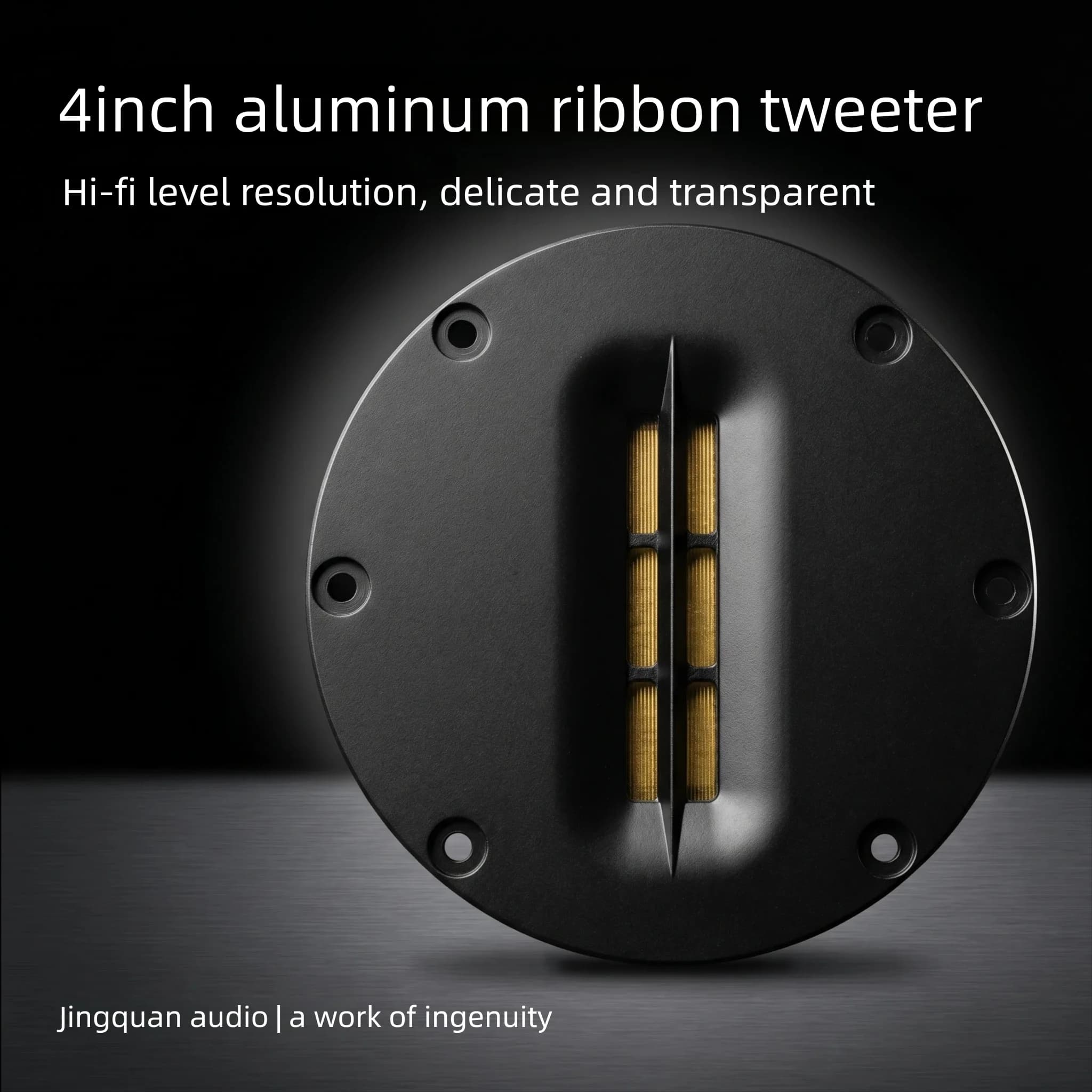 HIFIDIY LIVE HIFI Haut-parleur Tweeter 4 pouces 8 OHM 30W, Haut-parleur de haute fréquence AL-100 Super Type Ceinture
