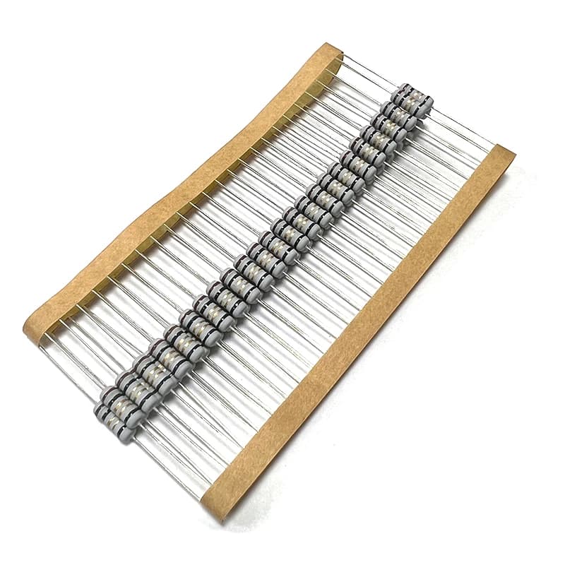 Résistance à fil enroulé 1W, précision 5% 10 20 22 33 39 47 51 56 68 100 Ohm, 50 pièces, 10R 20R 22R 33R 39R 47R