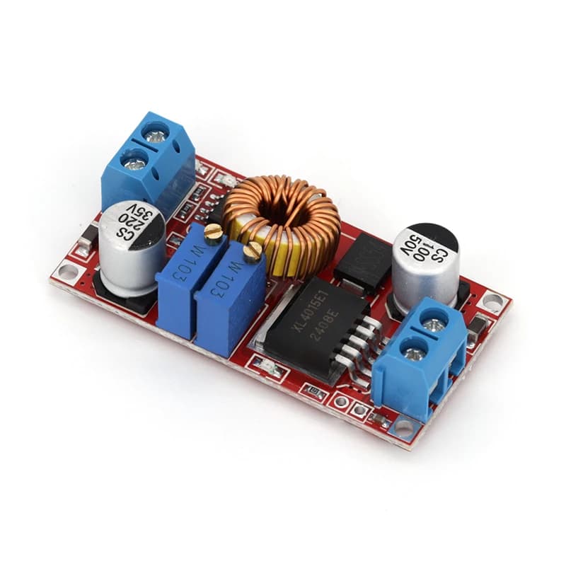 Carte de charge abati eur de batterie au lithium, convertisseur de puissance LED, chargeur au lithium, bleu 5A DC à DC CC CV, technologie XL4015 B