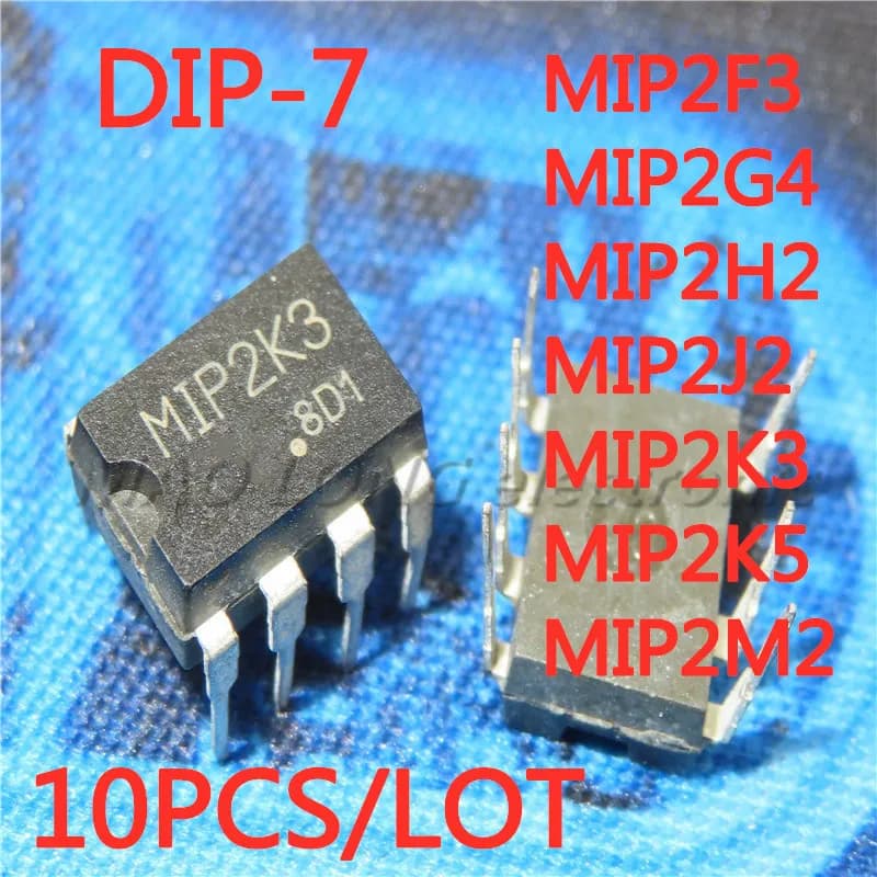 Jeu de puces IC originales, 10 pièces/lot, MIP2F3 MIP2G4 MIP2H2 MIP2J2 MIP2K3 MIP2K5 MIP2M2 DIP-7 DIP7, nouveau, en Stock