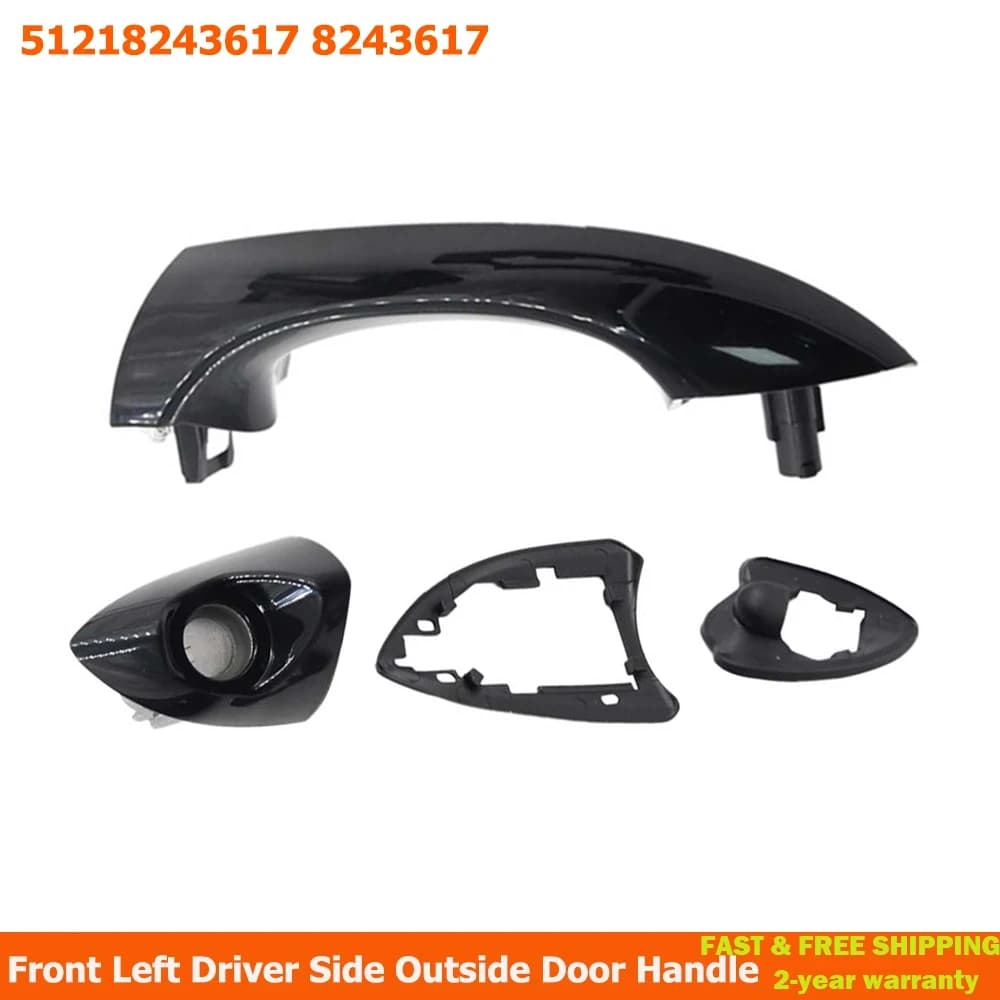 51218243617 LHD poignée de porte extérieure côté conducteur avant gauche de voiture pour BMW X5 E53 2000-2006