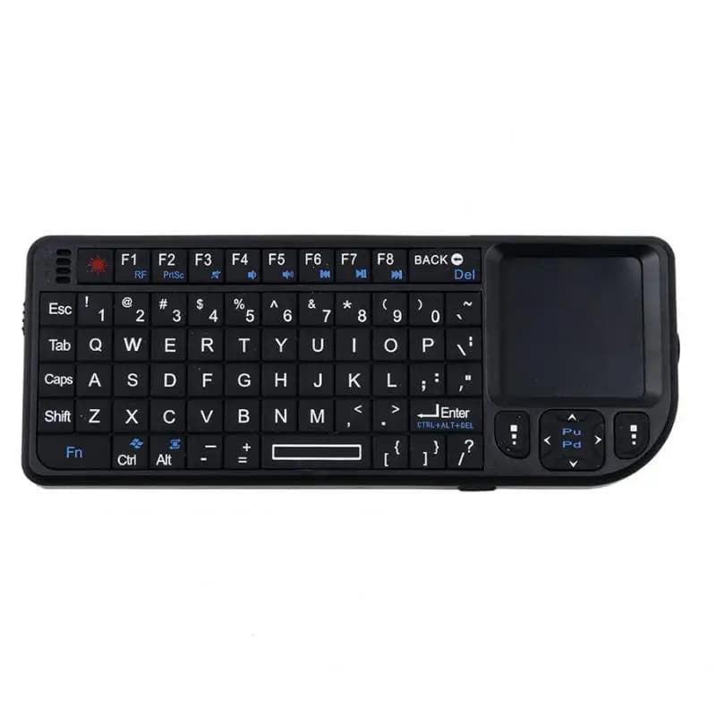 Mini 2.4G RF Wireless Keyboard Spanish Keyboard Backlight Touchpad Smart Tv Boxclavier sans fil 2.4G RF, espagnol, français, russe, anglais, rétroéclairé, pavé tactile, souris pour PC, ordinateur