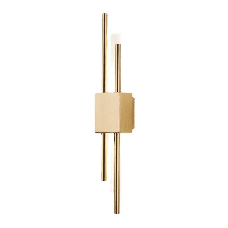 Applique murale LED moderne lampes murales noir et Bronze laiton or métal acrylique tuyau lampes murales LED pour salon applique murale