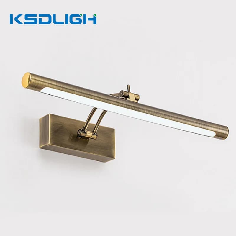 Moderne LED vanité lumières salle de bain miroir appliques étanche réglable 9W 12W toilette mural luminaires appliques