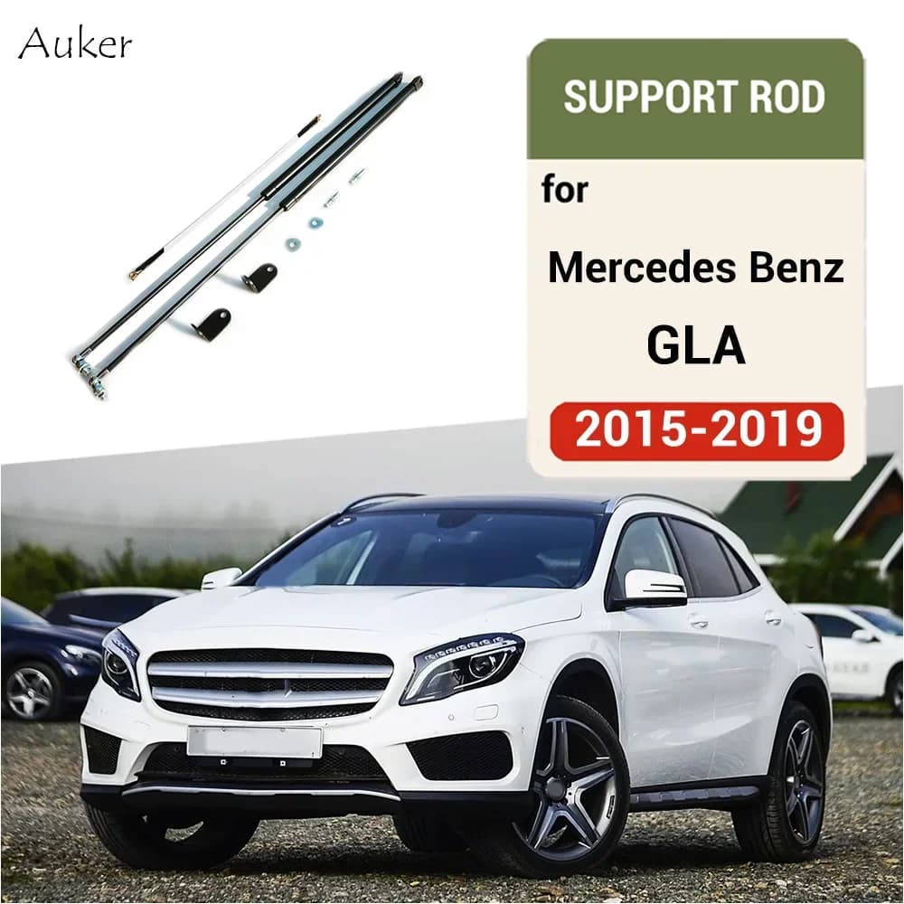 Barres de jambe de force de levage d'amortisseur à gaz, capot de remise en état, style de voiture, Mercedes Benz GLA 2015 2015 2016 2017 2018 2019 2020