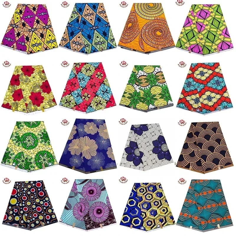 Bintarealwax gros afrique Farbic 2025 Ankara Polyester tissu à coudre couleur claire matériel pour les femmes robe de soirée FP6390
