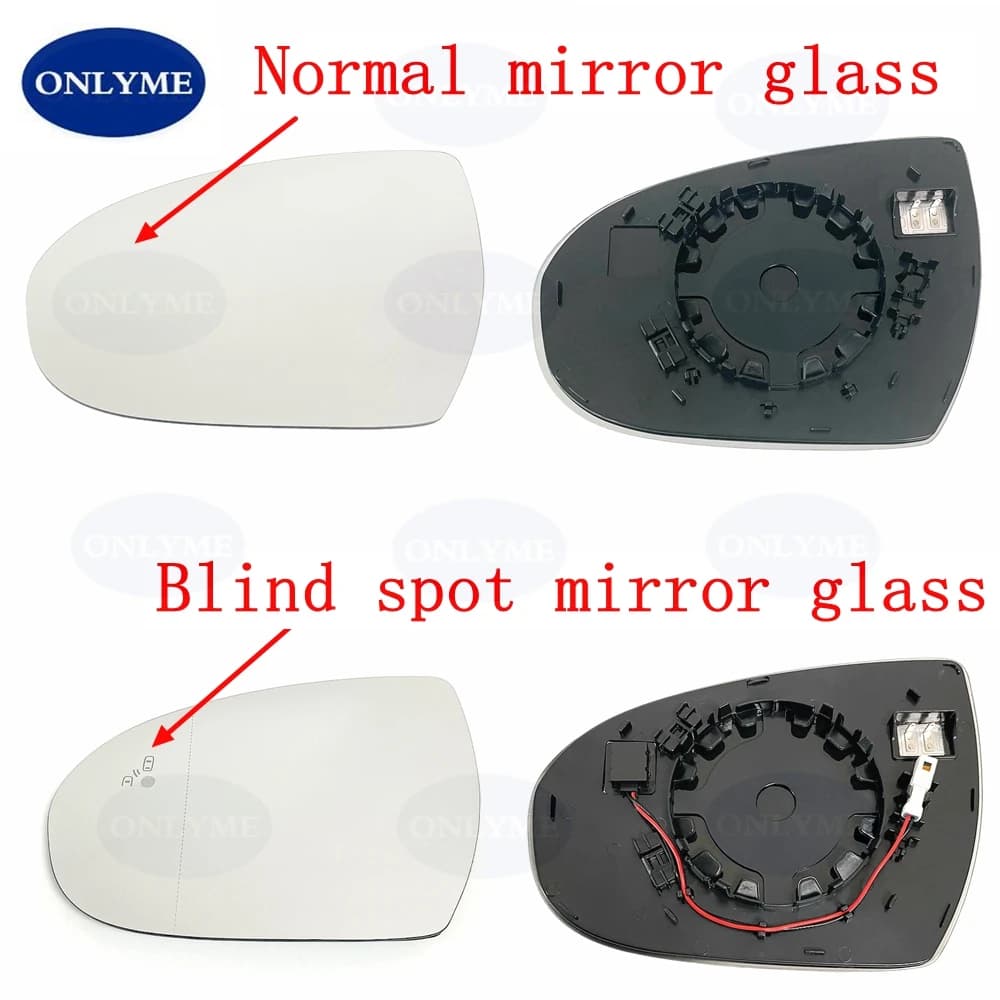 Miroir de voiture métropolitain convexe avec angle mort, verre pour Hyundai 4.3, son 2015, 2016, 2017, 2018, 2019, 2020