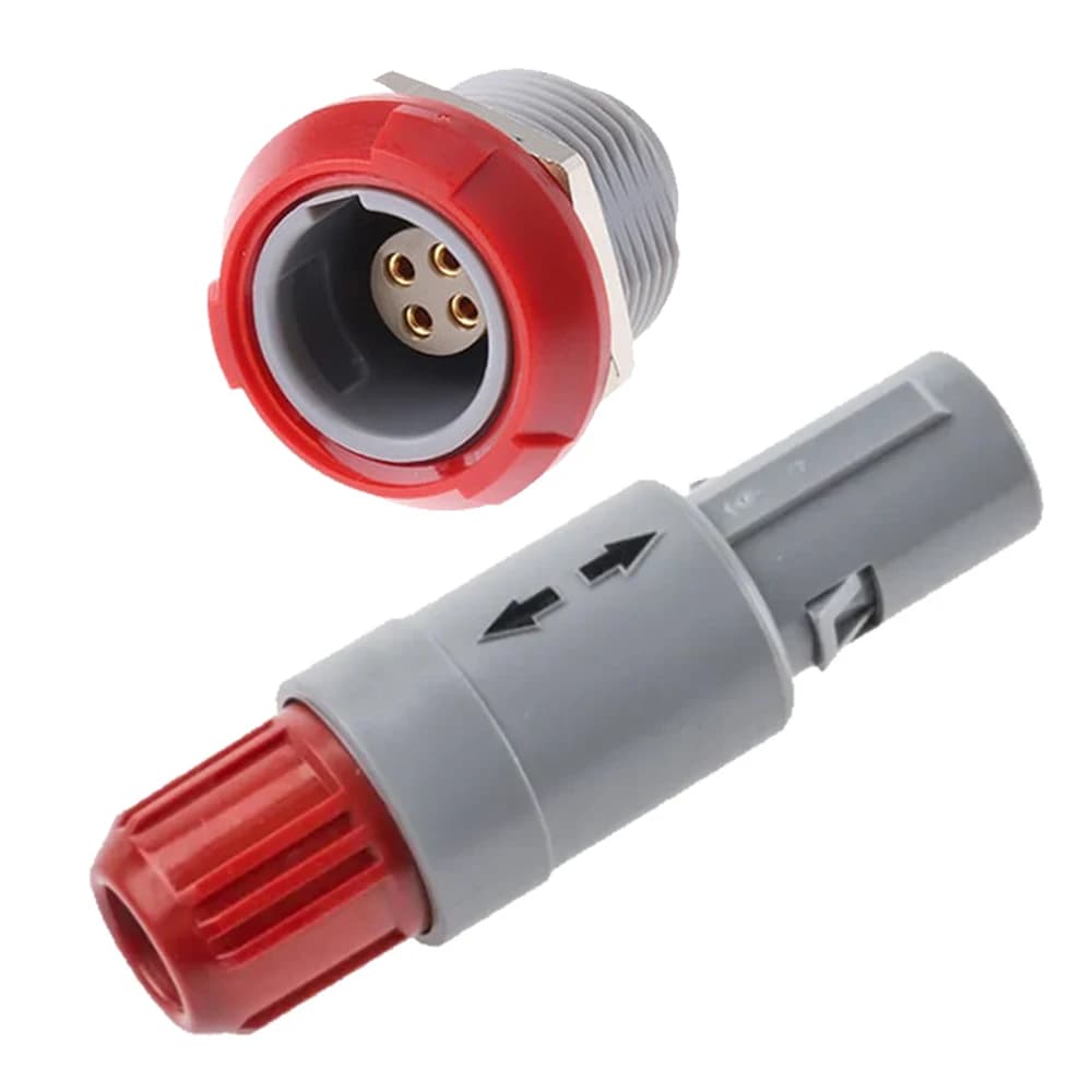 Connecteur Push-Rid en Plastique Médical, Prise Compatible avec REDEL PAG PKG PLG CAB CKB CLB 1P 2P Série 2 3 4 5 6 8 9 10 14 26 Broches