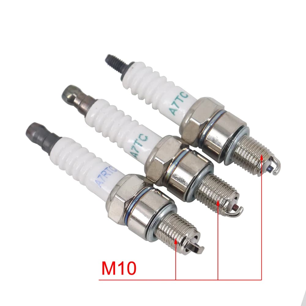 Bougie d'allumage de moto A7RTC A7TC pour GY6 50cc 70cc 90cc 125cc 150cc Scooter ATV Quads Go Kart Dirt Bike cyclomoteur QMI157