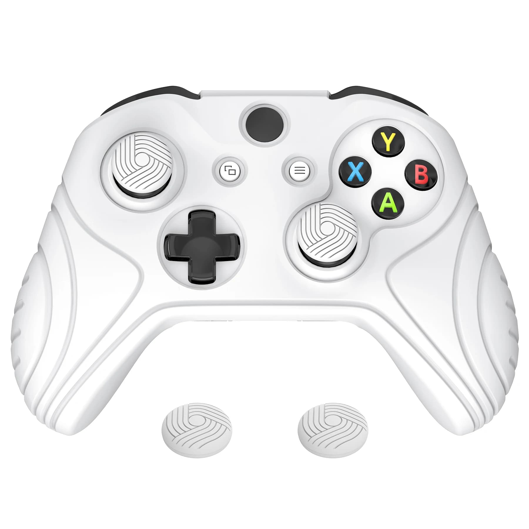 PlayVital Samurai Edition – coque antidérapante en caoutchouc souple, en Silicone, pour contrôleur Xbox One X/S, avec 2 capuchons de bâton de pouce