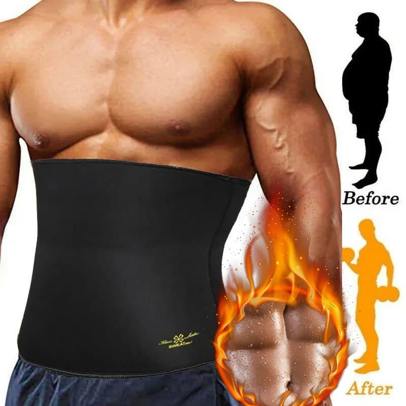 Corset d'entraînement de taille en néoprène pour hommes, Sauna, modelant le corps, ceinture de contrôle du ventre, sangle amincissante, Fitness, vêtements modelants pour brûleur de graisse