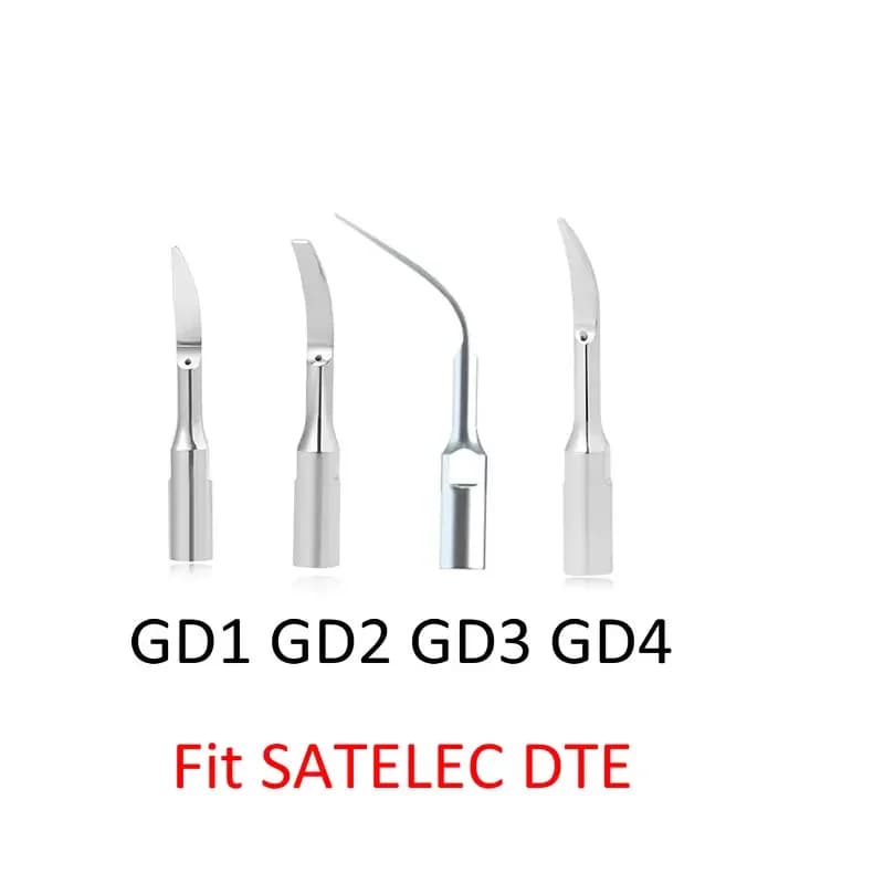 5 embouts de détartreur dentaire pour le détarage parodontal compatibles avec les pièces à main DTE Satelec GD1 GD2 GD3 GD4