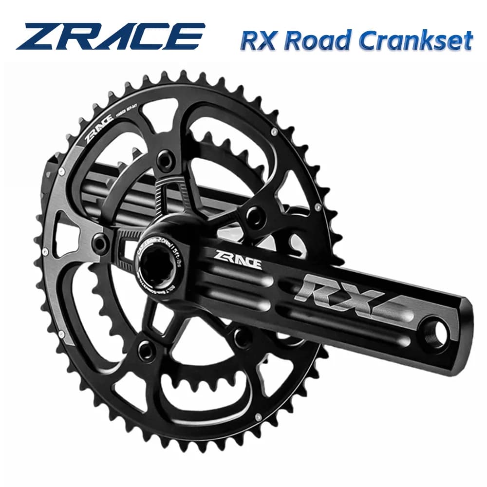 ZRACE RX 2 X 10 / 11 Vitesses, Pédalier de Route, Plateau de Chaîne, Protection de Manivelle, 50/34T, 53/39T, 170mm / 172.5mm / 175mm, DUB BB29
