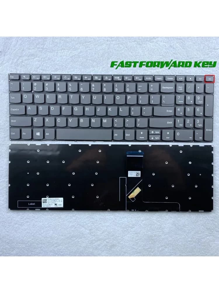 Clavier américain pour Lenovo IdeaPad 330S-15 330S-15ARR 330S-15AST 330S-15IKB 330S-15ISK 7000-15, clé avant rapide